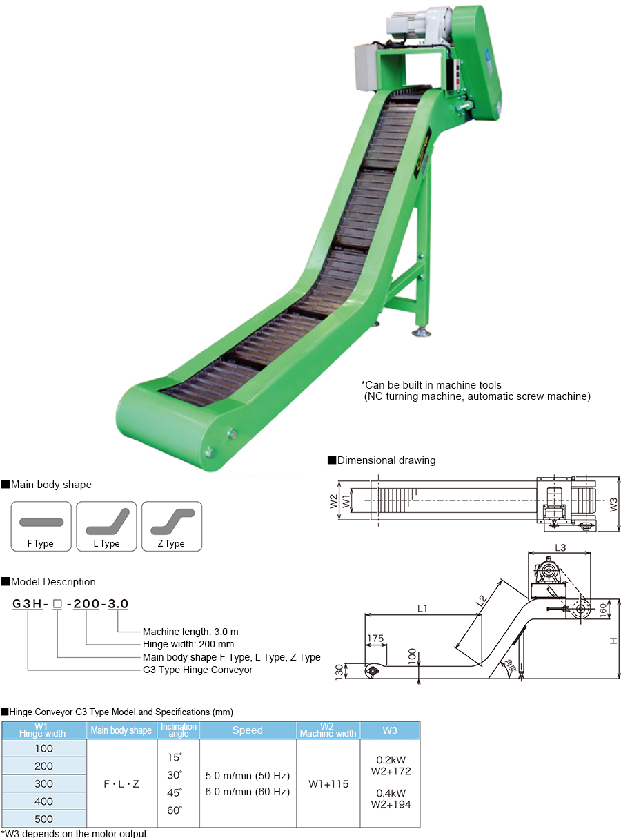 Hinge Conveyor G3 Type